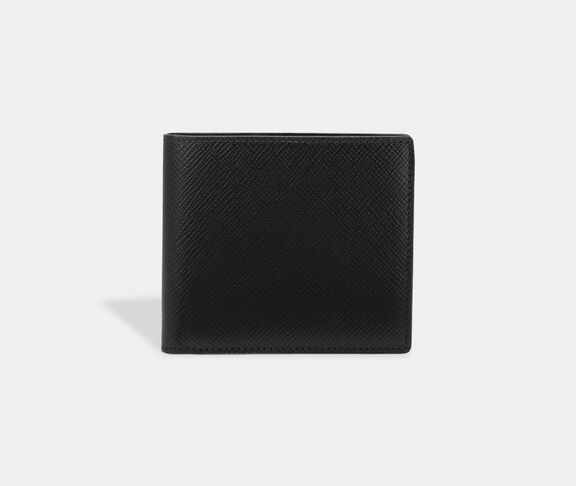 Smythson Wallet 4 Card Slot With Coin Case In Panama BLACK ${masterID} 2