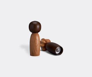 L'Objet 'Picanto Wood' salt and pepper mill, set of two LIGHT BROWN LOBJ23PIC498BRW