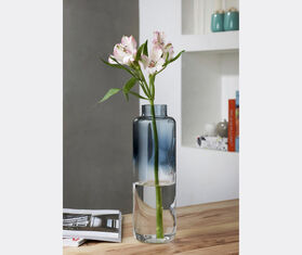 Nude &#39;Magnolia&#39; blue vase TRANSPARENT NUDE15MAG327BLU