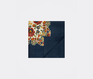 La DoubleJ 'Windflower Plac&eacute;e' square tablecloth, multicolor MULTICOLOR LADJ26SQU222MUL