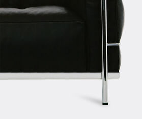 Cassina &#39;3 Fauteuil Grand Confort&#39; grand mod&egrave;le padded armchair, dark grey leather BLACK CASS21PAD503BLK