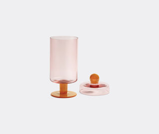 &amp;k Amsterdam 'Duo' jar, tall, pink multicolor PINK AMST25JAR736PIN