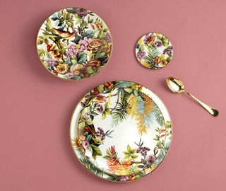 Simone Guidarelli Home 'Jungle' dinner plate, multicolor MULTICOLOUR SIMO26JUN386MUL