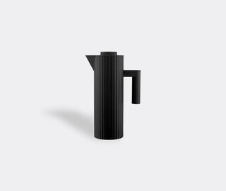 Alessi 'Pliss&eacute;' thermo insulated jug, black BLACK ALES22PLI370BLK