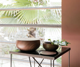 Sch&ouml;nbuch 'Bowl' walnut, small WALNUT SCHO22BOW045BRW