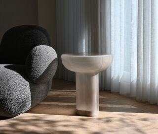 101 Copenhagen 'Crown' table, smoked desert GREY COPH25CRO373BRW