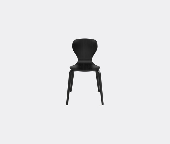 Viccarbe 'Ears' chair, wooden legs, black BLACK VICC21EAR211BLK