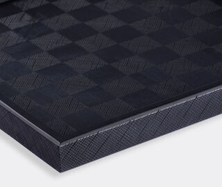 Zanat 'Kioko' serving tray and chess board BLACK ZANA20KIO995BLK