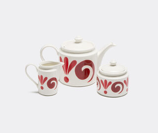 THEMIS Z 'Kallos' tea set, red RED THEM24KAL736RED