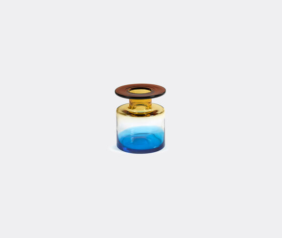 Serax Vase Wind & Fire L18,5 X L18,5 X H22 Cm Bleu / Ambre undefined ${masterID} 2