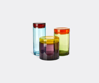 POLSPOTTEN 'Caps &amp; Jars' multi mix, set of three MULTICOLOUR POLS22CAP780MUL