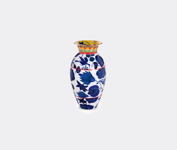 La DoubleJ 'Amphora Wildbird' vase, tall blue LADJ19WIL969BLU