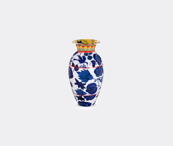 La DoubleJ Wildbird Amphora Vase blue ${masterID} 2