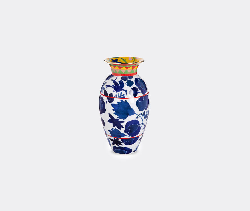 La DoubleJ 'Amphora Wildbird' vase, tall  LADJ19WIL969BLU