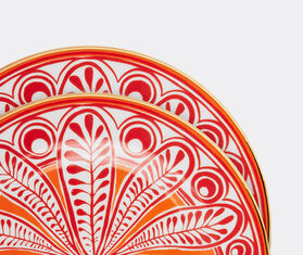 La DoubleJ 'Big Pineapple Arancio dessert plates, set of two ORANGE LADJ20DES226MUL