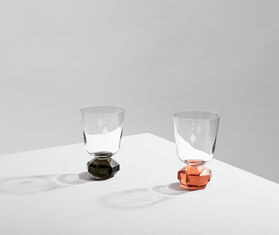 Reflections Copenhagen 'Chelsea' glass, set of two, rouge MULTICOLOUR REFL21CHE456RED