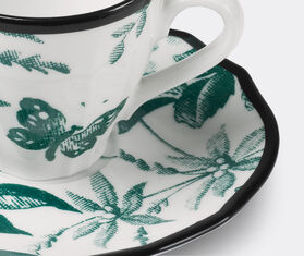 Gucci 'Herbarium' coffee cup with saucer, set of two, green MULTICOLOUR GUCC18HER605GRN