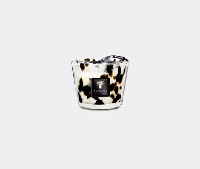 Baobab Collection 'Pearls Black' candle, small WHITE BAOB23PEA700MUL