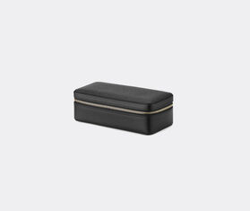 Smythson 'Panama' watch box, black BLACK SMYT19PAN162BLK