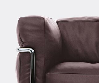 Cassina '3 Fauteuil Grand Confort' grand mod&egrave;le padded armchair, brown leather BROWN CASS21PAD510BRW