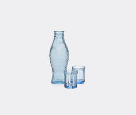Serax &#39;Fish and Fish&#39; carafe and set of two glasses, blue BLUE SERA25SET755BLU