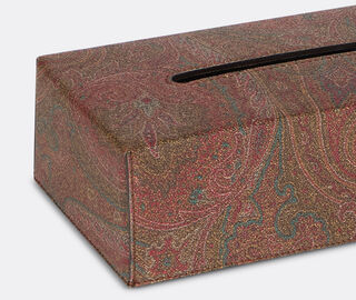 ETRO Home Interiors 'Arnica' tissue box, red RED ETRO26ARN684RED