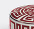 Ginori 1735 'Labirinto' round box with cover, red Red RIGI20LAB194RED