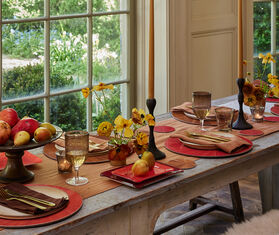 HestiaLiving 'Soleil' round coaster, set of four, bronze BRONZE HELI25SOL405BRZ