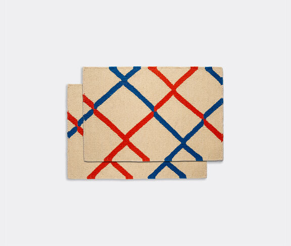 La DoubleJ 'Karim' tablemat, set of two MULTICOLOUR LADJ21KAR328MUL