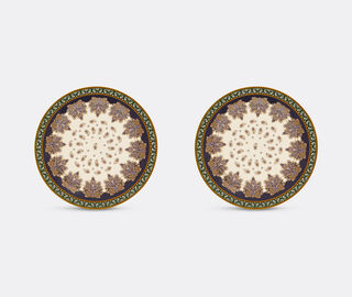 ETRO Home Interiors 'Zenith' plate, set of two, white WHITE ETRO26ZEN158WHI