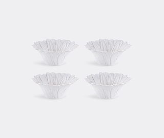 Bordallo Pinheiro 'Maria Flor' bowl, set of four, white MULTICOLOR BOPI26MAR972MUL