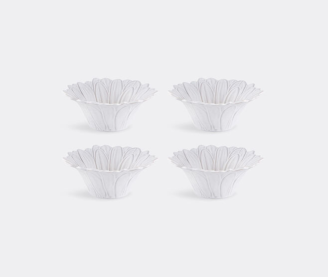 Bordallo Pinheiro 'Maria Flor' bowl, set of four, white MULTICOLOR BOPI26MAR972MUL