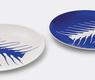 Cassina 'Le Monde de Charlotte Perriand Ar&ecirc;te' dessert plate, set of two MULTICOLOUR CASS21SET231BLU