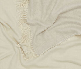 ALONPI &#39;Melrose&#39; throw, pearl WHITE ALON23MEL277WHI
