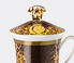 Rosenthal 'Wild Floralia' mug with lid black ROSE23MUG718BLK