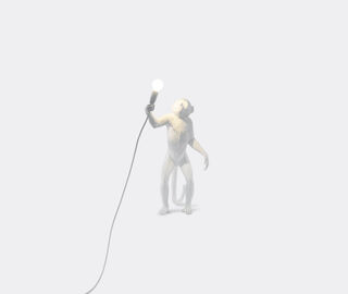 Seletti 'Monkey' lamp standing, US plug WHITE SELE21RES804WHI