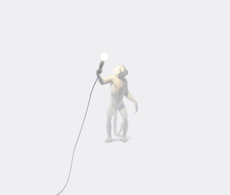 Seletti 'Monkey' lamp standing, US plug  SELE21RES804WHI