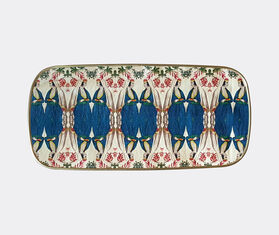 Les-Ottomans Patch NYC rectangular tray, blue and white MULTICOLOUR OTTO20PAT511MUL