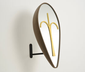 Col&eacute; &#39;Wise - Bikita&#39; mirror WALNUT COIT20WIS429BLK