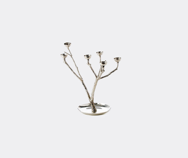 POLSPOTTEN 'Twiggy' candle holder silver SILVER POLS22TWI743SIL
