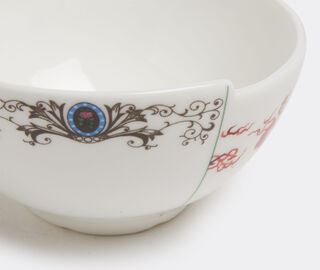 Seletti 'Hybrid Zora' teacup with saucer MULTICOLOUR SELE22HYB442MUL