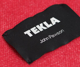 Tekla Fabrics Plaid merino wool, burgundy MULTICOLOUR TEFA19FIN860RED