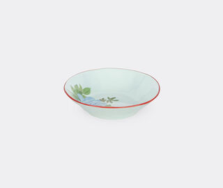 Pierre-Louis Mascia Floral bowl, rose and light blue LIGHT BLUE PLMA26BOW975LBL