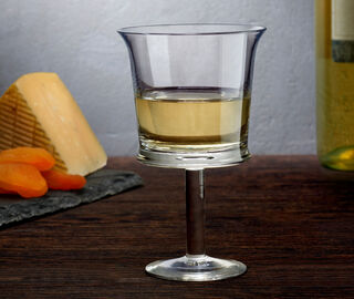 Nude 'Jour' white wine glass, set of two TRANSPARENT NUDE20JOU778TRA