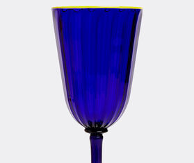 La DoubleJ &#39;Rainbow&#39; wine glass, set of two, blue BLUE LADJ23WIN687BLU