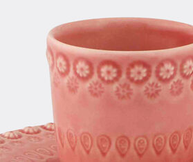Bordallo Pinheiro &lsquo;Fantasia&rsquo; coffee cup and saucer, set of four, pink PINK BOPI23FAN772PIN