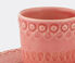 Bordallo Pinheiro ‘Fantasia’ coffee cup and saucer, set of four, pink Pink BOPI23FAN772PIN