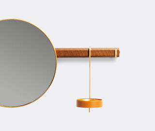 Poltrona Frau 'Ren' wall mirror LIGHT BROWN POFR20REN874BRW