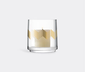LSA International 'Chevron' lantern and vase GOLD LSAI20CHE668GOL