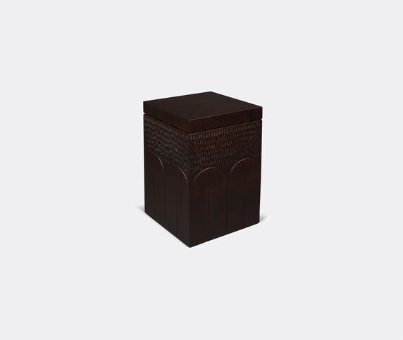 Zanat 'Branco' box, tall, brown Wenge Stain ZANA20BRA992BRW